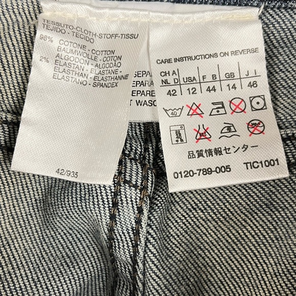 Weekend Max Mara Slightly Flared Denim Trousers Jeans Sz. 12 - Picture 10 of 13